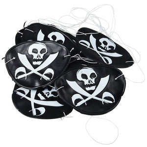 Pirate Eye Patches Costume Accessory (One Dozen)