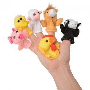 Farm Animal Finger Puppets Toy (one dozen)