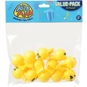 Smiley Face Whistles Party Favor (1 dozen)