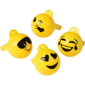 Smiley Face Whistles Party Favor (1 dozen)