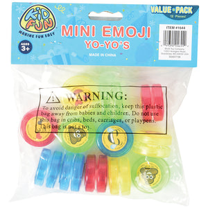 Mini Smile Yo-Yos Toy (One Dozen)