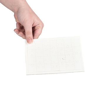 Blank Jigsaw Puzzles Toy (One Dozen)