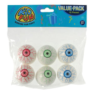 Halloween Novelty Eyeball Poppers Toy (One Dozen)