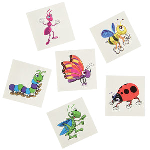 Insect Temporary Tattoos Party Favor (144 pieces)