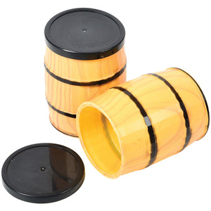 Mini Western Barrel Containers Novelty (One Dozen)