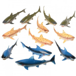 Toy Sharks - 8 Inch (1 Dozen) - Toys