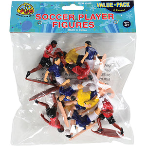 Soccer Player Figures Toys (One dozen)