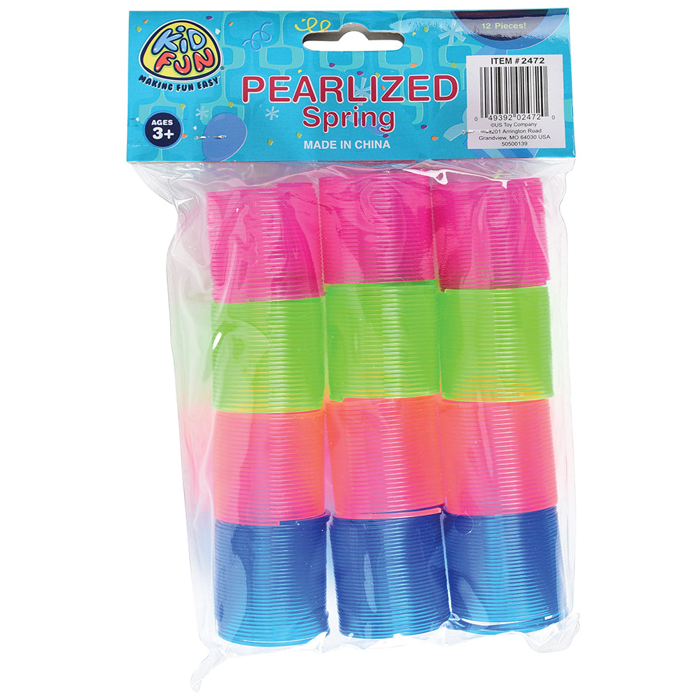 Mini Pearlized Springs Toy (One dozen) - Price: $1.70