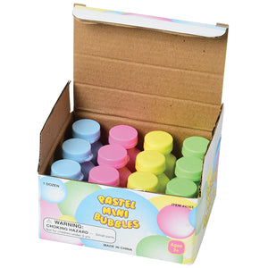 Pastel Mini Bubbles Party Favor (one dozen)