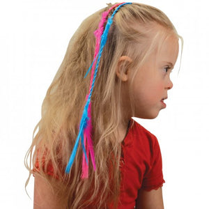 Neon Feather Hair Clips Beauty Accessory (1 Dozen)