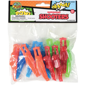 Superhero Shooters Toys (one dozen)