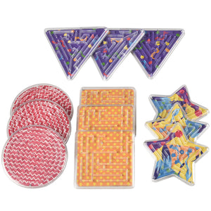 Rainbow Party Maze Puzzle Toy (pack of 12)