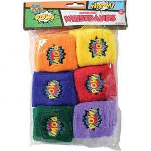 Superhero Wristbands Costume (1 dozen)