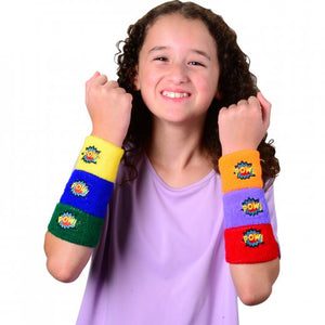 Superhero Wristbands Costume (1 dozen)