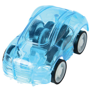 Transparent Pull Back Car Toy (pack of 8)