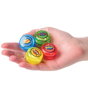 Superhero Mini Toy Yo-Yos (pack of 12)