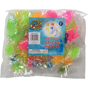 Glitter Sticky Hands Party Favor (set of 72)