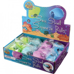 Sea Shell Squeeze Balls Toy (1 Dozen)