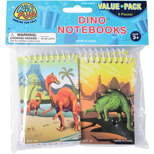 Dinosaur Notebooks Party Favor (Pack of 8)