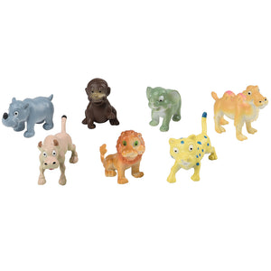 Eco-Friendly Baby Zoo Animals Toy 12 Per Pack