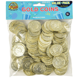 Pirate Gold Coins Party Favor (144 pieces)