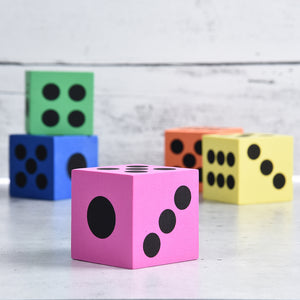 Foam Dice - 2.5 Inch Toy (one dozen)