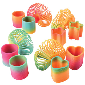 Assorted Design Springs - 35mm Toy (One Dozen)