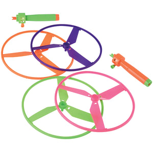 Pull String Saucers Toy Set (One Dozen)