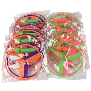 Pull String Saucers Toy Set (One Dozen)