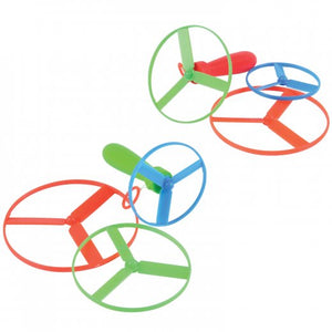 Mini Pull String Saucers Toy Set (one dozen)