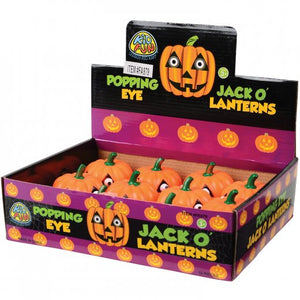 Halloween Popping Eye Jack O Lanterns Party Favor (pack of 12)