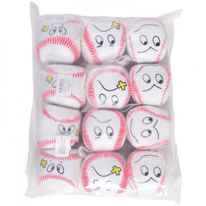 Baseball Face Kickballs Toy (1 Dozen)