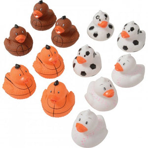 Sports Design Ducks Toy (One Dozen)