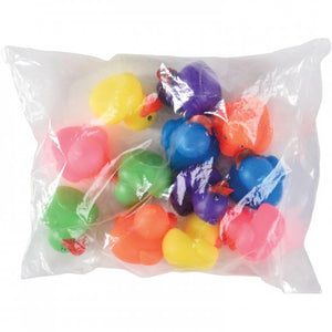 Mini Neon Ducks Party Favor (One dozen)