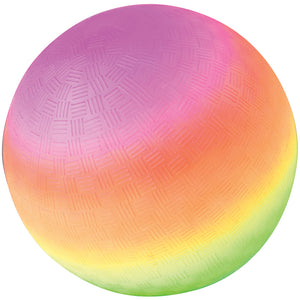 Rainbow Playground Balls Toy - 9 inch (1 dozen)