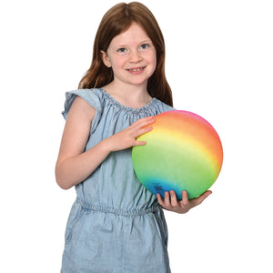 Rainbow Playground Balls Toy - 9 inch (1 dozen)