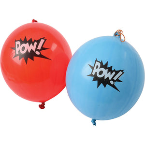 Superhero Punch Toy Balls (one dozen)