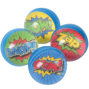 Superhero Bounce Toy Balls 32Mm (pack of 12)