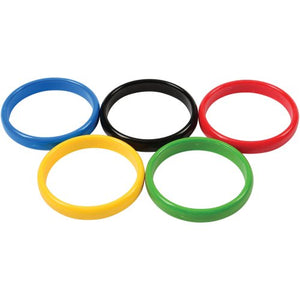 Olympic Cane Rack Rings Party Game (set of 5)