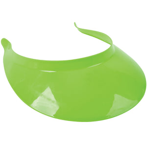 Neon Plastic Visors Party Favor (One Dozen)