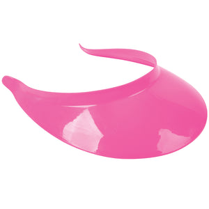 Neon Plastic Visors Party Favor (One Dozen)