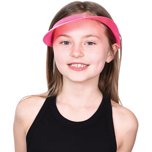 Neon Plastic Visors Party Favor (One Dozen)