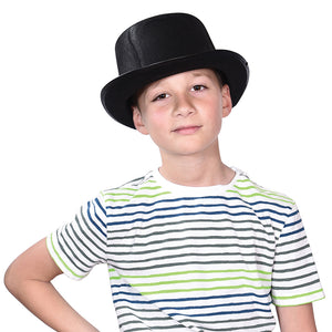 Black Top Hats Costume Accessory (one dozen)