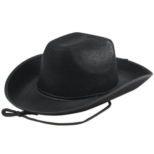 Cowboy Hat - Black Costume Accessory