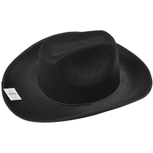 Cowboy Hat - Black Costume Accessory