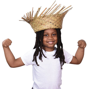 Luau Party Natural Beachcombers Hat Costume -Adult (One Dozen)