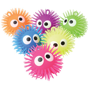 Flashing Puffer with Eyes Toys (One dozen)