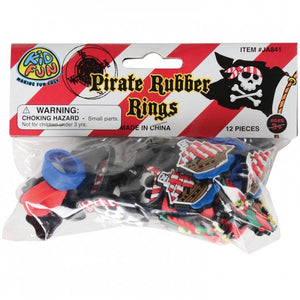 Pirate Rubber Rings Party Favor (pack of 12)