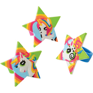 Unicorn Rubber Rings (1 Dozen) - Party Themes