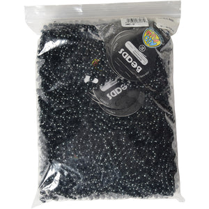 Metallic Black Beads Team Spirit (48 total)